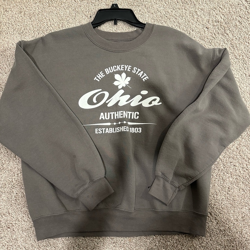 Women’s gray Ohio hoodie